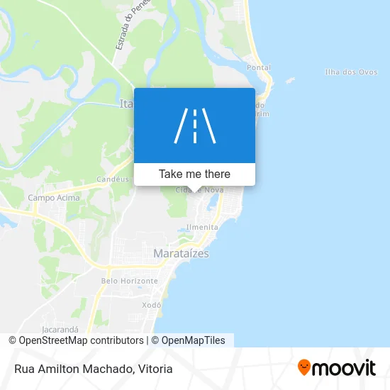 Rua Amilton Machado map
