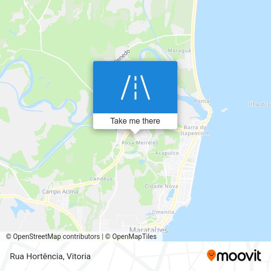 Rua Hortência map