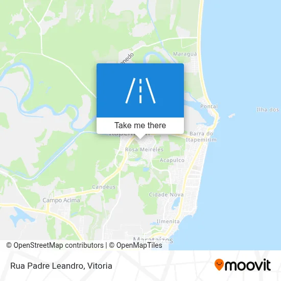 Rua Padre Leandro map