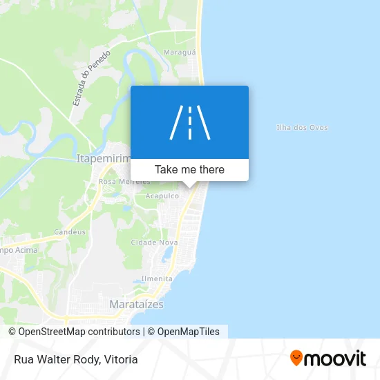 Rua Walter Rody map
