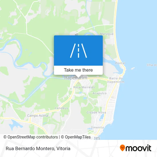 Rua Bernardo Montero map