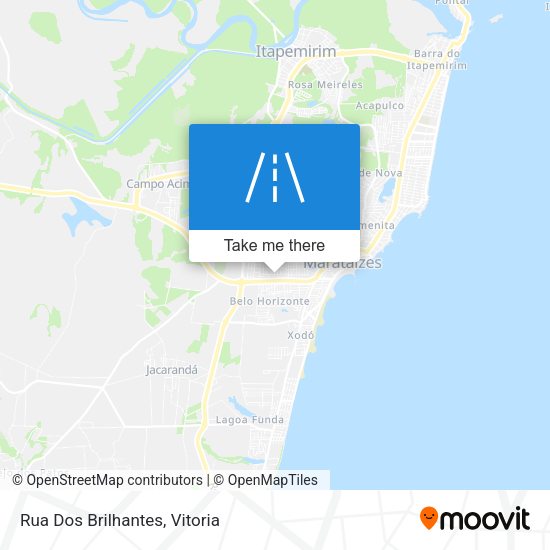 Rua Dos Brilhantes map