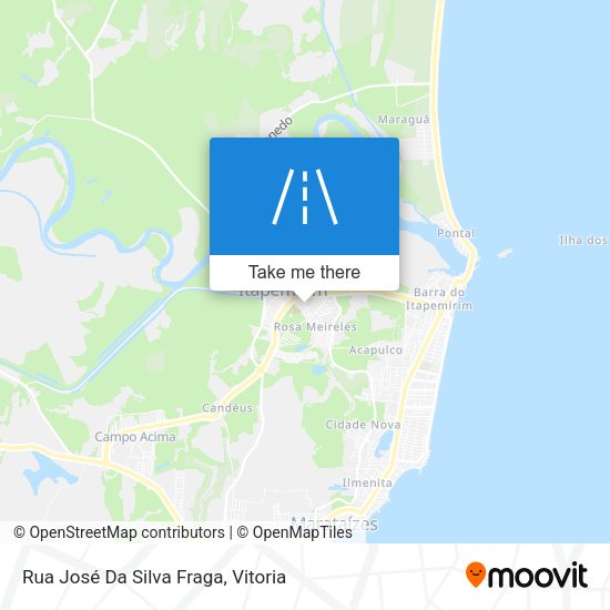 Rua José Da Silva Fraga map