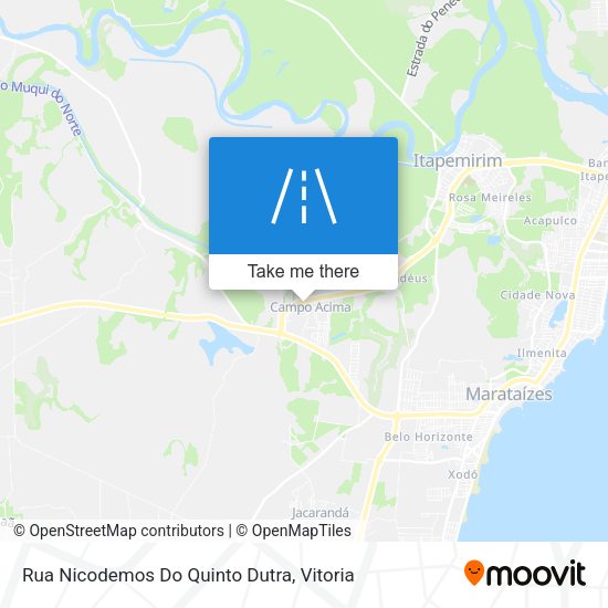Rua Nicodemos Do Quinto Dutra map