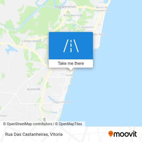 Rua Das Castanheiras map