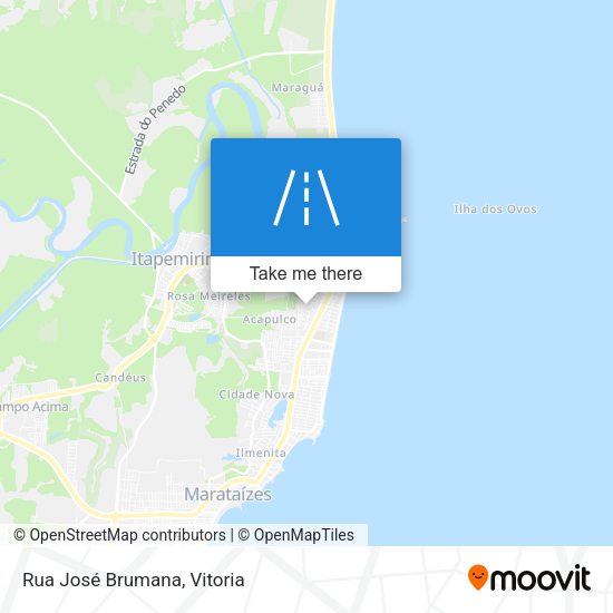 Rua José Brumana map