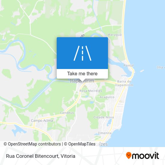 Rua Coronel Bitencourt map