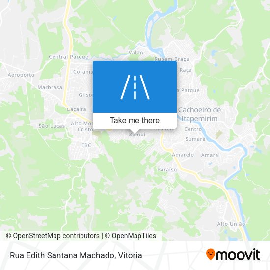 Rua Edith Santana Machado map