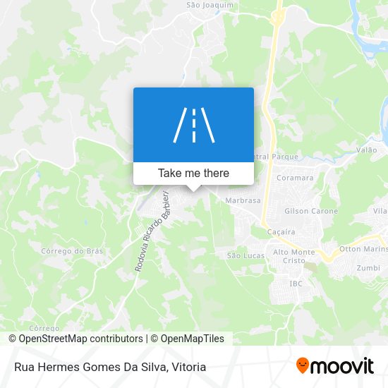 Rua Hermes Gomes Da Silva map