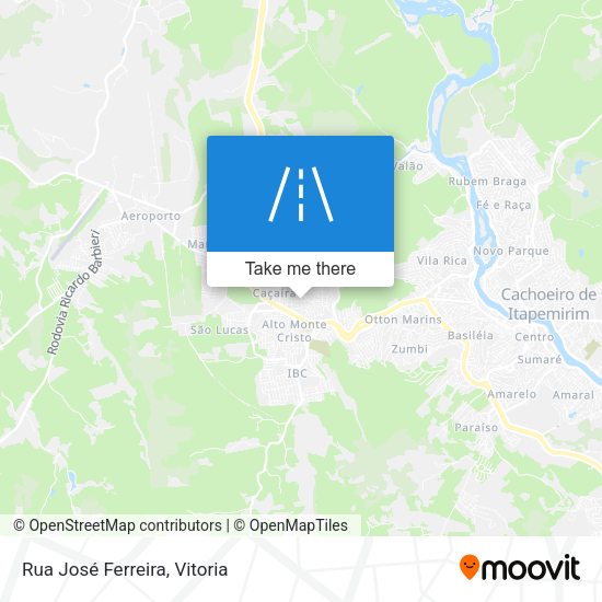 Rua José Ferreira map