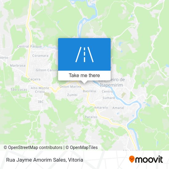 Rua Jayme Amorim Sales map