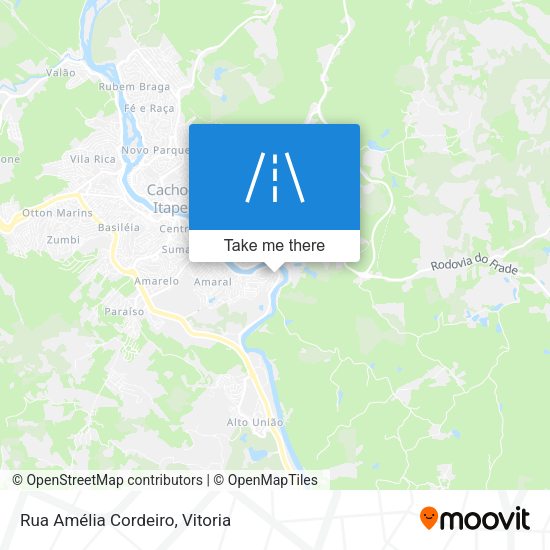 Rua Amélia Cordeiro map