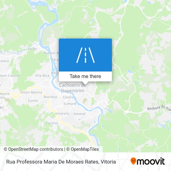 Rua Professora Maria De Moraes Rates map