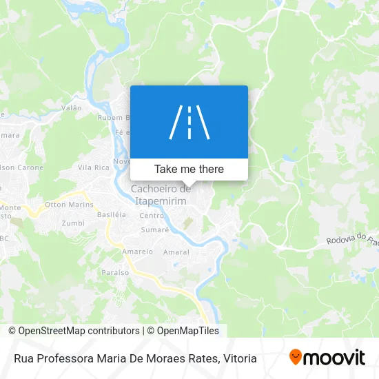 Rua Professora Maria De Moraes Rates map