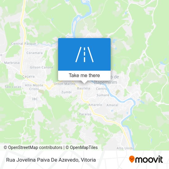 Rua Jovelina Paiva De Azevedo map