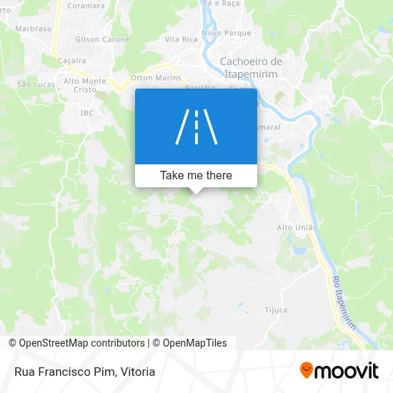 Rua Francisco Pim map