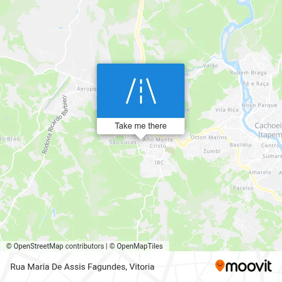 Rua Maria De Assis Fagundes map