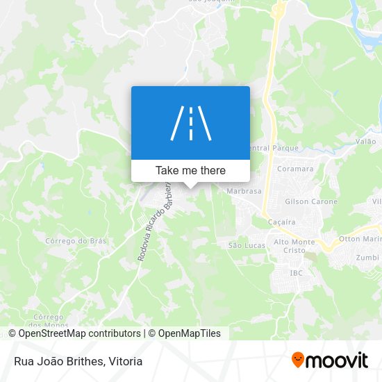 Rua João Brithes map