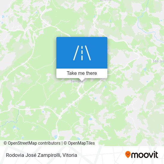 Rodovia José Zampirolli map
