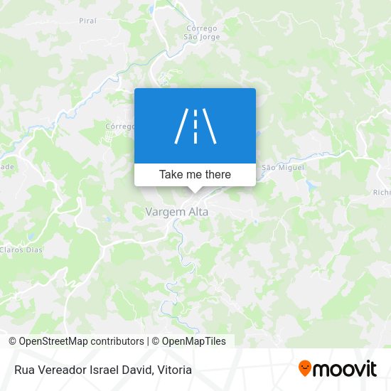 Rua Vereador Israel David map