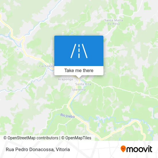 Rua Pedro Donacossa map
