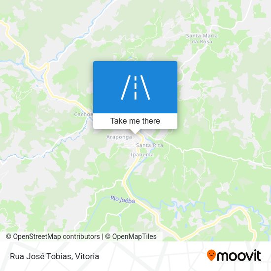 Rua José Tobias map