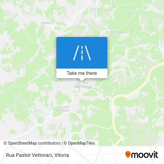 Rua Pastor Vettoraci map