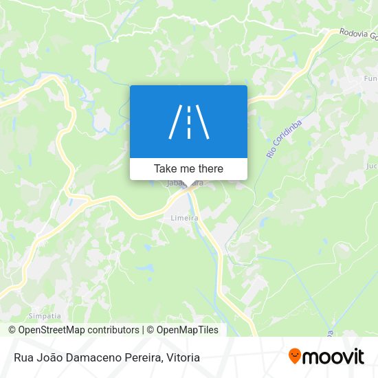 Rua João Damaceno Pereira map