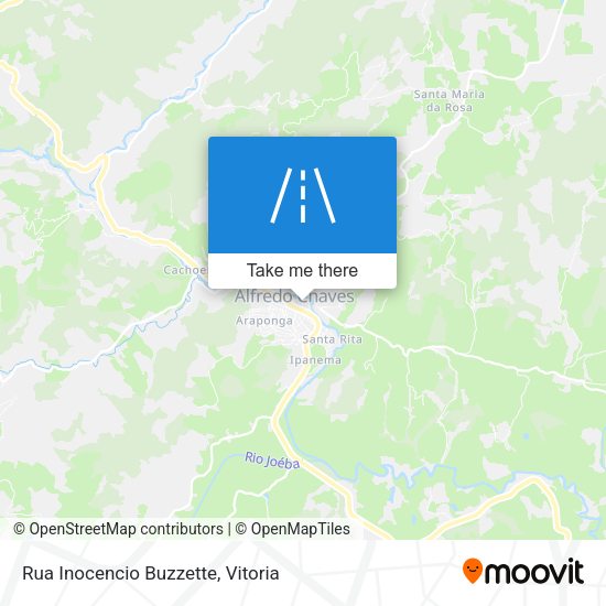Rua Inocencio Buzzette map