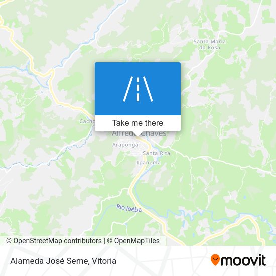 Alameda José Seme map