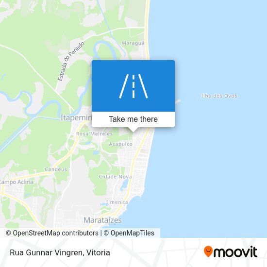 Rua Gunnar Vingren map