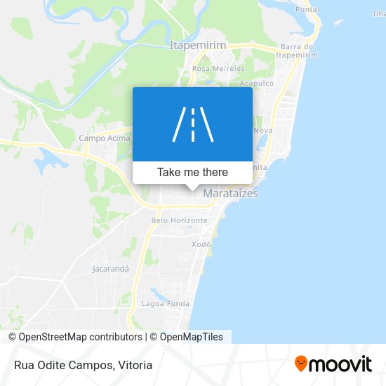 Rua Odite Campos map