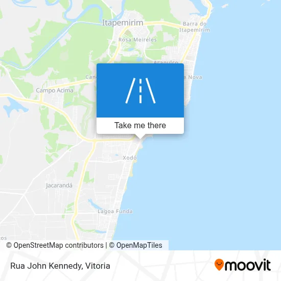 Rua John Kennedy map
