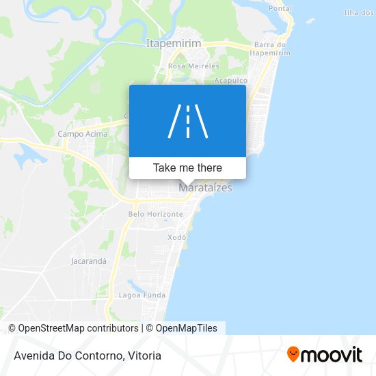 Avenida Do Contorno map