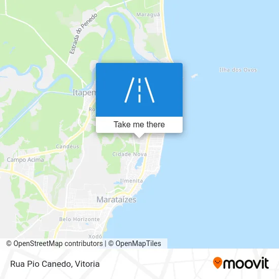 Rua Pio Canedo map
