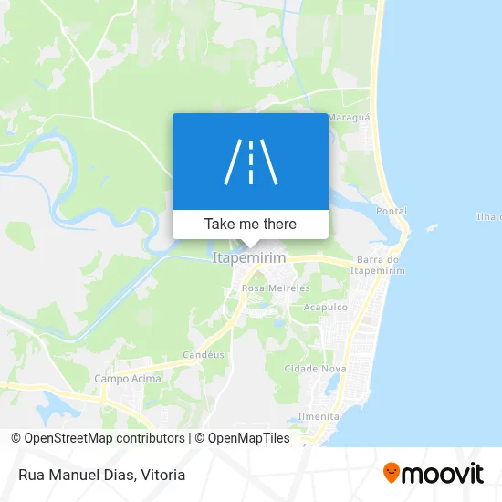 Rua Manuel Dias map