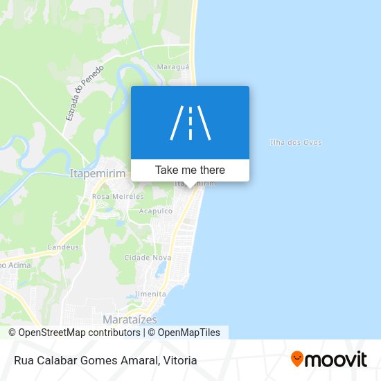 Rua Calabar Gomes Amaral map