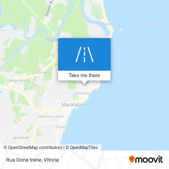 Rua Dona Irene map