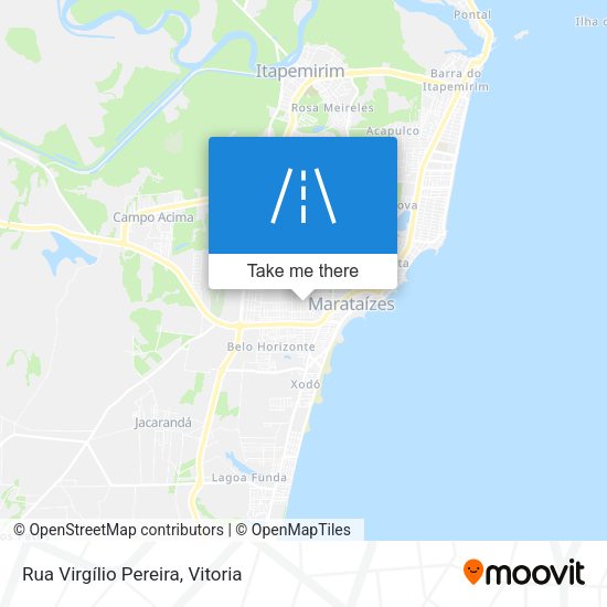 Rua Virgílio Pereira map