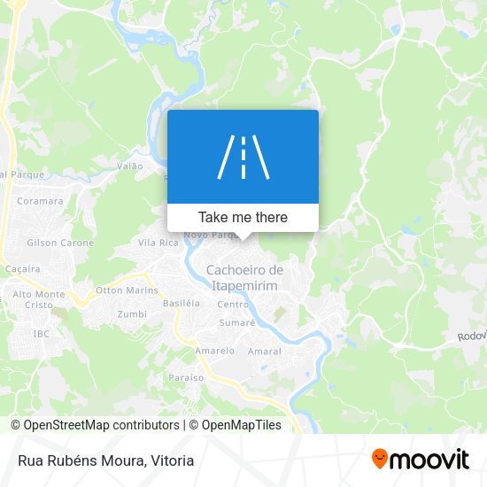 Rua Rubéns Moura map