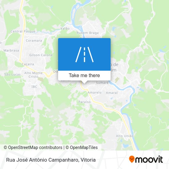 Rua José Antônio Campanharo map