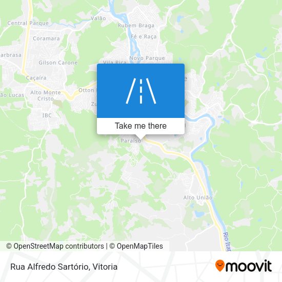 Rua Alfredo Sartório map