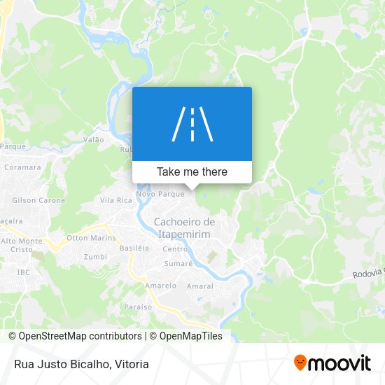 Rua Justo Bicalho map