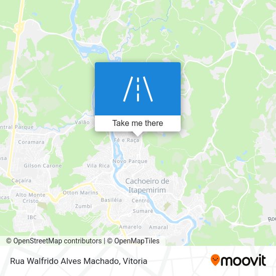 Rua Walfrido Alves Machado map