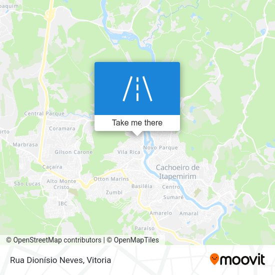 Rua Dionísio Neves map