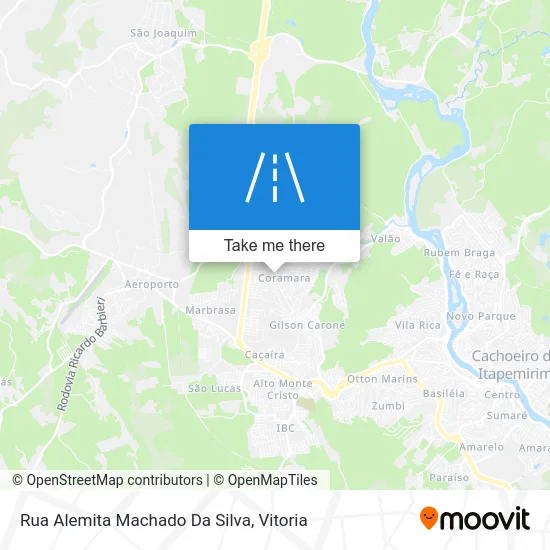 Rua Alemita Machado Da Silva map
