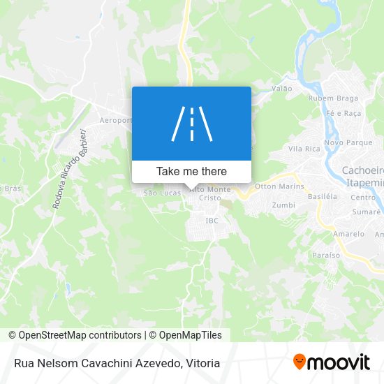 Rua Nelsom Cavachini Azevedo map