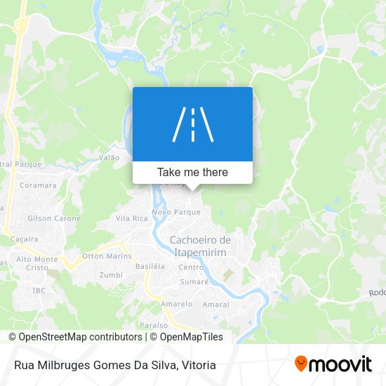 Rua Milbruges Gomes Da Silva map