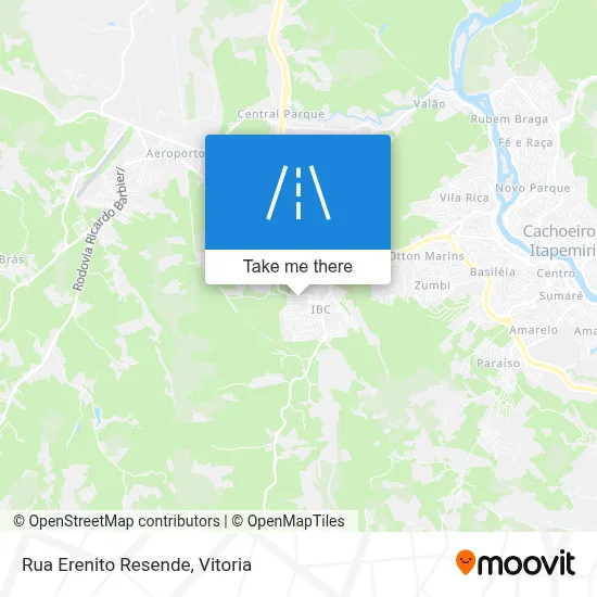 Rua Erenito Resende map