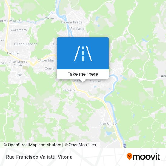 Rua Francisco Valiatti map